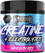 Warrior Creatine Monohydrate Plus Electrolytes Powder 360g - Hydration and Performance Drink - Nutrition Shake to Promote Muscle Growth (Not Tablets, Sachet, Gummies) - 80 Servings (Unflavoured) Warrior Creatine Monohydrate Plus Electrolytes Powder 360g - Hydration and Performance Drink - Nutrition Shake to Promote Muscle Growth (Not Tablets, Sachet, Gummies) - 80 Servings (Unflavoured)