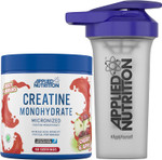 Applied Nutrition Creatine + 700ml Shaker | Creatine Monohydrate Micronized Powder, Increases High-Intensity Physical Performance (250g - 50 Servings) (Unflavoured) Applied Nutrition Creatine + 700ml Shaker | Creatine Monohydrate Micronized Powder, Increases High-Intensity Physical Performance (250g - 50 Servings) (Unflavoured)