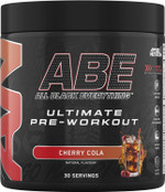 Applied Nutrition ABE Pre Workout - All Black Everything Pre Workout Powder, Energy & Physical Performance with Citrulline, Creatine, Beta Alanine (375g - 30 Servings) (Cherry Cola)