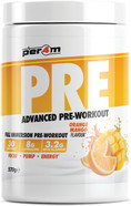 Per4m Pre Workout Powder 570g | Intense Pump, Sustained Energy and Mental Focus | with L-Citrulline, Beta Alanine & Caffeine with Added Hydration (Orange & Mango)