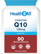 Health4All CoQ10 100mg per Capsule, 90 Capsules 3 Months Supply, Pure Grade CoEnzyme Q10 Ubiquinone Supplement for Heart, Energy & Brain, Vegan CoQ10 Supplement | Made in UK Health4All CoQ10 100mg per Capsule, 90 Capsules 3 Months Supply, Pure Grade CoEnzyme Q10 Ubiquinone Supplement for Heart, Energy & Brain, Vegan CoQ10 Supplement | Made in UK