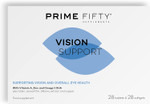 Prime Fifty Vision Support Eye Vitamins Lutein & Zeaxanthin Supplement with Vitamin A, Zinc & Omega 3 DHA Eye Care Lutein Supplement to Support Vision for Over 50s Prime Fifty Vision Support Eye Vitamins Lutein & Zeaxanthin Supplement with Vitamin A, Zinc & Omega 3 DHA Eye Care Lutein Supplement to Support Vision for Over 50s