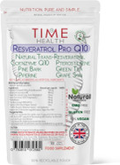 Resveratrol Pro Q10 - Trans-Resveratrol, Coenzyme Q10, Pterostilbene, Pine Bark, Green Tea, Grape Skin, Piperine - Split Dose for Maximum Benefits - UK Manufactured - Zero Additives - 60 Capsules Resveratrol Pro Q10 - Trans-Resveratrol, Coenzyme Q10, Pterostilbene, Pine Bark, Green Tea, Grape Skin, Piperine - Split Dose for Maximum Benefits - UK Manufactured - Zero Additives - 60 Capsules