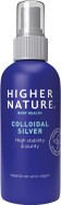 Higher Nature - Colloidal Silver - Purified Water with Premium Grade Silver - Antiseptic Spray, Disinfectant Spray, Colloidal Silver Spray - 100ml