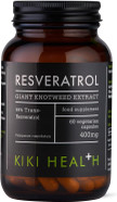 KIKI Health - Resveratrol, Antioxidant - Dried Giant Knotweed Extract - Contains 98% Trans-resveratrol - for Cardiovascular Health, Youthful Ageing and Vitality - 60 Vegicaps