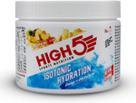 HIGH5 Hydration Energy Drink Powder | Isotonic Electrolyte Hydration | 28 g Carbs | 25mg Magnesium | Added Postbiotics | Zero Fat | (Tropical, 300g)