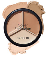 The Saem Cover Perfection Triple Pot Concealer 3 Color Concealer With Full Coverage Natural Beige Shade Covers Blemishes Spots, Highlighter & Contouring, 02 Contour Beige02 Contour Beige The Saem Cover Perfection Triple Pot Concealer 3 Color Concealer With Full Coverage Natural Beige Shade Covers Blemishes Spots, Highlighter & Contouring, 02 Contour Beige02 Contour Beige