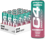C4 Smart Energy Drinks Watermelon Burst 330ml (12 pack) | Sugar Free Energy Drink with 106mg Natural Caffeine, Brainberry, Nootropics, Vitamin C | Natural Energy Drink for Mental Focus On the Go C4 Smart Energy Drinks Watermelon Burst 330ml (12 pack) | Sugar Free Energy Drink with 106mg Natural Caffeine, Brainberry, Nootropics, Vitamin C | Natural Energy Drink for Mental Focus On the Go