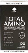 Total Amino - Full Spectrum Amino Acids Capsules - BCAA - EAA - Free Form - 120 Vegan Capsules - G&G Vitamins