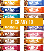 Nakd Fruit & Nut Bars - Pick any 10 Bars