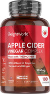 Apple Cider Vinegar Capsules 1860mg - 2 Months Supply - 180 Capsules - Apple Cider Vinegar with Mother - with a Blend of Cayenne Pepper, Turmeric & Ginger Root - Non-GMO & Vegan-Friendly Apple Cider Vinegar Capsules 1860mg - 2 Months Supply - 180 Capsules - Apple Cider Vinegar with Mother - with a Blend of Cayenne Pepper, Turmeric & Ginger Root - Non-GMO & Vegan-Friendly