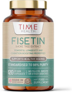 Fisetin - Ultra Pure - 100mg - 120 Capsules - Anti-Ageing - Autophagy - Senolytic - GMP Standards - UK Made - Vegan (120 Count (Pack of 1)) Fisetin - Ultra Pure - 100mg - 120 Capsules - Anti-Ageing - Autophagy - Senolytic - GMP Standards - UK Made - Vegan (120 Count (Pack of 1))