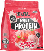 Bodyfuel Whey Protein Powder - 20g Protein for Muscle Recovery & Weight Management - Low-Calorie, Keto-Friendly - (1.8kg - 53 Servings) (Strawberry Ice Cream)