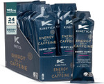 Kinetica Sports Quick Release Energy Gel + Caffeine - Berry Flavour | 105mg Caffeine, 27g Carbohydrates/Serve | 24 x 70g Pack | Contains Range of B Vitamins & Electrolytes | Fast Acting Energy Source Kinetica Sports Quick Release Energy Gel + Caffeine - Berry Flavour | 105mg Caffeine, 27g Carbohydrates/Serve | 24 x 70g Pack | Contains Range of B Vitamins & Electrolytes | Fast Acting Energy Source
