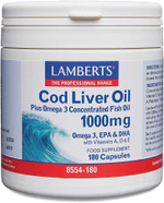 Title: Lamberts Cod Liver Oil 1000mg Capsules, 180 Count