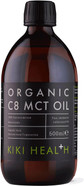 KIKI Health - Organic C8 MCT Oil - 100% Pure, Non-GMO, Cold-Pressed - Boosts Ketones & Metabolism - Supports Ketosis, Energy, Mental Clarity & Focus - Unflavoured & Odorless - 500ml