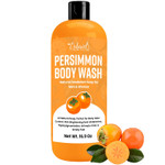 Persimmon Body Wash For Body Odor Control Natural Deodorant Soap For Eliminating Odor Underarms, Intimate Inner Thigh, Bikini Area, Smelly Feet Purifying Deodorizing Soap, Kids Safe Persimmon Body Wash For Body Odor Control Natural Deodorant Soap For Eliminating Odor Underarms, Intimate Inner Thigh, Bikini Area, Smelly Feet Purifying Deodorizing Soap, Kids Safe