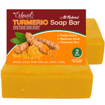 Natural Turmeric Soap Bar For Face & Body Turmeric Skin Brightening Soap For Dark Spots, Intimate Areas, Underarms Exfoliating Face Wash Reduces Acne, Scars & Cleanses Skin 5Oz Bath Bar (2 Pack) Natural Turmeric Soap Bar For Face & Body Turmeric Skin Brightening Soap For Dark Spots, Intimate Areas, Underarms Exfoliating Face Wash Reduces Acne, Scars & Cleanses Skin 5Oz Bath Bar (2 Pack)