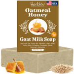 Oatmeal Honey Goat'S Milk Soap Bar 4 Oz Natural Bar Soap For Women, Men, Kids, Itchy Skin, Eczema, Psoriasis, Rash, Sunburn Skincare Calming Colloidal Oatmeal Face Cleanser & Body Wash (2 Pack) Oatmeal Honey Goat'S Milk Soap Bar 4 Oz Natural Bar Soap For Women, Men, Kids, Itchy Skin, Eczema, Psoriasis, Rash, Sunburn Skincare Calming Colloidal Oatmeal Face Cleanser & Body Wash (2 Pack)