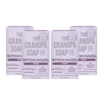 The Grandpa Soap Company Witch Hazel Bar Soap - Gently Tones Skin, With Witch Hazel And Lavender, Provides A Relaxing Effect, Vegan, For Face And Body, 4.25 Oz, 4 Pack The Grandpa Soap Company Witch Hazel Bar Soap - Gently Tones Skin, With Witch Hazel And Lavender, Provides A Relaxing Effect, Vegan, For Face And Body, 4.25 Oz, 4 Pack