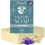 Beef Tallow Soap Bar All Natural Grass Fed Tallow Soap Lavender Moisturizing Face & Body Wash Great For Eczema, Dry, Itchy, Sensitive Skin Handcrafted Bath Soap For Adults, Kids, Made In Usa Beef Tallow Soap Bar All Natural Grass Fed Tallow Soap Lavender Moisturizing Face & Body Wash Great For Eczema, Dry, Itchy, Sensitive Skin Handcrafted Bath Soap For Adults, Kids, Made In Usa