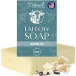 Beef Tallow Soap Bar All Natural Grass Fed Tallow Soap Vanilla Moisturizing Face & Body Wash Great For Eczema, Dry, Itchy, Sensitive Skin Handcrafted Bath Soap For Adults, Kids, Made In Usa Beef Tallow Soap Bar All Natural Grass Fed Tallow Soap Vanilla Moisturizing Face & Body Wash Great For Eczema, Dry, Itchy, Sensitive Skin Handcrafted Bath Soap For Adults, Kids, Made In Usa