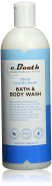 C.Booth Clean Vanilla Bean Bath & Body Wash, 16 Fluid Ounce