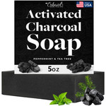 Charcoal Soap Natural Activated Charcoal Black Soap Bar Exfoliating Face & Body Wash For Dry, Sensitive, Oily Skin Facial Cleanser With Bentonite Clay For Acne, Blackheads, & Scars, Made In Usa Charcoal Soap Natural Activated Charcoal Black Soap Bar Exfoliating Face & Body Wash For Dry, Sensitive, Oily Skin Facial Cleanser With Bentonite Clay For Acne, Blackheads, & Scars, Made In Usa