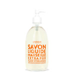 Compagnie De Provence Savon De Marseille Apothicare Liquid Soap, Mint Basil, 16.7 Fl Oz Glass Pump Bottle