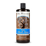Dr. Woods Raw African Liquid Peppermint Black Soap - Body Wash For Men And Women, Contains Peppermint Oil And Organic Shea Butter, Gentle Exfoliant, Natural Cleanser For Face, Hands, Body - 32 Fl Oz