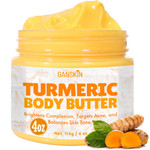 Turmeric Face Cream  All Natural Skin Brightening Lotion  Turmeric Whipped Body Butter For Dark Spots, Hyperpigmentation  Skincare Cleanses, Fights Acne, Evens Tone, Scars, Sun Damage