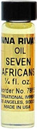 Indio Anna Riva Oil-Seven African 1/4Oz~ For Anointing Candles, Charms & Altar Tools ~