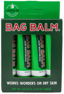 Bag Balm Original On-The-Go Lip Balm Tubes For Chapped Lips, Dry Hands, Skin Irritations And More - 0.33Oz, 6 Pack