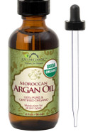 Us Organic Moroccan Argan Oil, Usda Certified Organic,100% Pure & Natural, Cold Pressed Virgin, Unrefined, 2 Oz In Amber Glass Bottle, For Hair Treatment, Skin, Nail, Cuticle, Sourced From Morocco