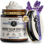 Wrath & Remedy Handmade Whipped Organic Beef Tallow For Skin - 4 Oz (Eucalyptus) Grass Fed Beef Tallow Moisturizer And Honey Balm For Silky, Sensitive-Skin, Eczema, Rosacea - Free Of Harsh Chemicals Wrath & Remedy Handmade Whipped Organic Beef Tallow For Skin - 4 Oz (Eucalyptus) Grass Fed Beef Tallow Moisturizer And Honey Balm For Silky, Sensitive-Skin, Eczema, Rosacea - Free Of Harsh Chemicals