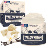 Beef Tallow Cream All Natural Grass Fed Beef Tallow And Honey All Purpose Balm Moisturizing Face And Body Lotion For Eczema, Cracked, Dry, Itchy, Irritated Skin Skin Repair Skincare Made In Usa Beef Tallow Cream All Natural Grass Fed Beef Tallow And Honey All Purpose Balm Moisturizing Face And Body Lotion For Eczema, Cracked, Dry, Itchy, Irritated Skin Skin Repair Skincare Made In Usa