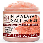 Dead Sea Collection Coffee Scented Salt Body Scrub - Large 23.28 Oz - With Pure Oils And Dead Sea Minerals