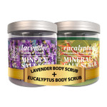 Dead Sea Collection Salt Body Scrub - 2 X Large 23.28 Oz - Lavender & Eucalyptus - Exfoliating Effect - Includes Organic Essential Oils & Natural Dead Sea Minerals