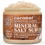 Dead Sea Collection Coconut Salt Scrub  Exfoliating Body Scrub For Women  Moisturizing And Nourishing Skin  With Pure Oils And Dead Sea Minerals (23.28 Oz)