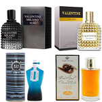 Men'S Cologne Gift Set Include Valentine Milano,Valentine,Choco Musk & Blue For Men Ultra - 3.4 Fl Oz Each | Vanilla Bourbon, Leather & Amber Floral Fragrance | Luxury Eau De Toilette Quartet