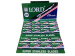 Lord Classic Super Stainless Double Edge Safety Razor Blades, 100 Blades (20X5)