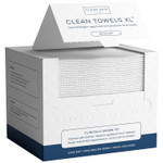 Clean Skin Club Clean Towels Xl Supreme, 100% Usda Biobased Face Towel, Disposable Face Towelette, Eczema Association Accepted, Makeup Remover Dry Wipes, Ultra Soft, 50 Ct, 1 Pack