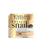 Eveline Cosmetics Royal Snail Royal Snail Concentrated Ultra-Repair Cream 60+ With Snail Mucin & Matrixyl®Synthe6 - Anti-Wrinkle, Brightening & Firming Face Cream For Women, 50Ml