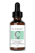 Vitamin C Serum 20% Pure L-Ascorbic Acid, Ferulic Acid, Vitamin E And Hyaluronic Acid For Face And Eyes Natural Anti Aging Anti Wrinkle 1Oz. By Dr. Brenner Vitamin C Serum 20% Pure L-Ascorbic Acid, Ferulic Acid, Vitamin E And Hyaluronic Acid For Face And Eyes Natural Anti Aging Anti Wrinkle 1Oz. By Dr. Brenner