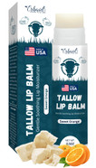 Beef Tallow Lip Balm Natural Tallow Beeswax Chapstick Hydrating Moisturizer Grass Fed Tallow Balm Lip Care Soothes Chapped, Dry Lips, Sensitive Skin Long Lasting Vitamin Rich Usa-Made Orange Beef Tallow Lip Balm Natural Tallow Beeswax Chapstick Hydrating Moisturizer Grass Fed Tallow Balm Lip Care Soothes Chapped, Dry Lips, Sensitive Skin Long Lasting Vitamin Rich Usa-Made Orange