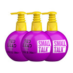 Bed Head Tigi Small Talk Voluminous Hair Thickening Cream - For Fine, Thin & Flat Hair - Premium Thickening Product - 8 Oz (3 Pack)