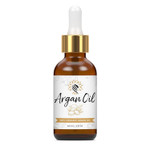 Argan Cosmetics 100% Pure Organic Moroccan Argan Oil For Hair, Skin, Nails, Cuticles, Face & Beards - Cold Pressed, Unscented - Filtered Through Cotton & Charcoal - All Natural Moisturizer - 2 Fl Oz