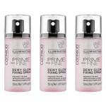 Catrice | Prime & Fine Illuminating Dewy Glow Spray | Transparent And Fast Drying Fixing Spray| Paraben Free & Vegan | Cruelty Free (Pack Of 3)Pack Of 3