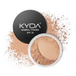 Kyda Mineral Powder Foundation, Spf 35, Natural Glow Finish Loose Powder Makeup, Skin-Improving Mineral Loose Foundation, Lightweight Buildable Coverage, 0.28 Oz, Fairly Medium Kyda Mineral Powder Foundation, Spf 35, Natural Glow Finish Loose Powder Makeup, Skin-Improving Mineral Loose Foundation, Lightweight Buildable Coverage, 0.28 Oz, Fairly Medium