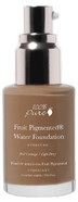 100% Pure Water Foundation Full Coverage Hydrating Makeup, Light Dewy Finish, Moisturizing Concealer For Normal To Dry Skin - Fruit Pigment Color Warm 7.0 W/Yellow Undertones For Dark Skin - 1 Fl Oz